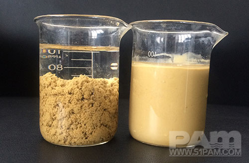 洗砂水污廢水絮凝效果